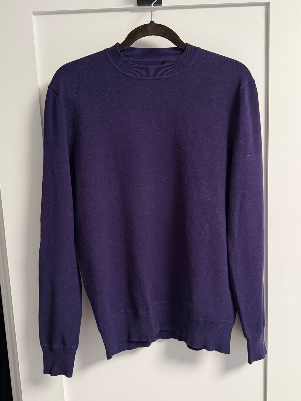 A.P.C. Purple Crewneck Sweater